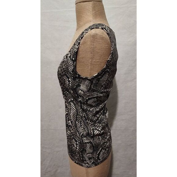 ZARA BASIC PORTUGAL Size Medium. Snake print greys, taupe and black - Picture 2 of 6